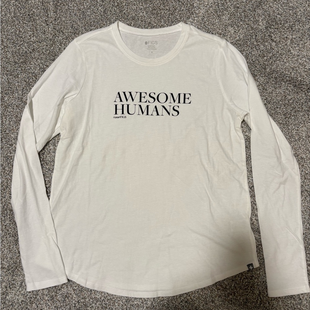 FIGS Small Awesome Human T Shirt